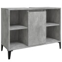 vidaXL Servantskap betonggrå 80x33x60 cm konstruert tre