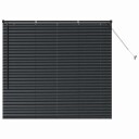  Vindu Persienne med gardiner Svart Aluminium