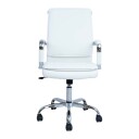 Kontorstol HOME4YOU Ultra 54,5x63x94–104 cm Hvit - hvit