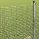  Sveiset Trådgjerde 0,8 x 100 m Galvanisert Stål