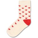 minipop® Bright Red Bambus Sokker Heart 35-38