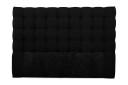 Sengegavl Boxford med Knapper 160 cm   Svart