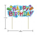 Kakepynt  Klosser Happy Birthday 1 Stk 