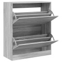  Skoskap grå sonoma 80x34x96,5 cm konstruert tre 8721012382077