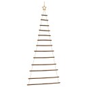  Hengende juletre med toppstjerne 86x180 cm naturlig gren