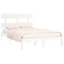 vidaXL Sengeramme hvit heltre200x200 cm