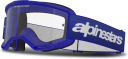 Alpinestars Crossbriller  Vision 3 Wordmark Blue Clear