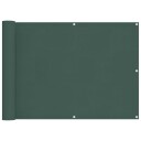 vidaXL Balkong Skjerm 75 x 200 cm PU belagt oxford alu