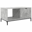 vidaXL Kaffebord Betonggrå 90 x 49 x 46 cm Konstruert tre