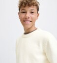 Jack & Jones Junior Strikkegenser jorNorrebro Hvit 140