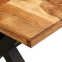 vidaXL Spisebord heltre akasie og mango 180x90x76 cm