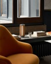 Rely HW139 Loungestol Med Høy Rygg & Swivel Polert Aluminium / Gentle 0443