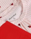 Minymo T skjorte og Shorts Sett Peach Blush (92 / 2 år)