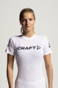 CRAFT NOR Pro Wool Extreme X SS Dame White/Blaze S