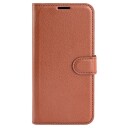 INCOVER Xiaomi 14 Pro Kunstskinn Deksel m. Lommebok & Stativ - Brun
