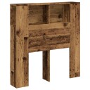  Hodegavl med hylle gammelt tre 100x19x104,5 cm konstruert tre 8721158442154