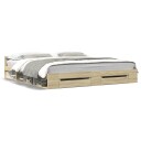  Sengeramme med skuffer sonoma eik 200x200 cm konstruert tre 8721102623752