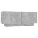 vidaXL Nattbord betonggrå 100x35x40 cm sponplate