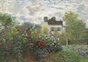 The Artist"s Garden in Argenteuil by Claude Monet Plakat Plakat / 50x70cm