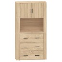  Highboard sonoma eik konstruert tre 8720845823153