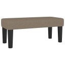  benk Gråbrun 70 x 30 x 30 cm stoff