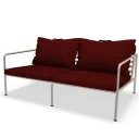 Houe Avon 2 seters sofa Scarlet/White