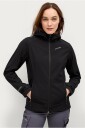 Áhkká Jakke Softshell Jacket With Hood Svart
