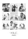 Personalized Couple Photo Collage Plakat Plakat / 21x30cm
