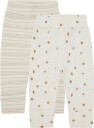 Hust and Claire   Leggings Baby 2pk Luca Snow White   62