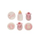 Decora Spiselig Kakepynt Rosa Babyjente