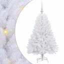  Kunstig sammensatt juletre med 150 LED Hvit 120 cm PVC og Stål