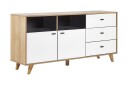 Ilion Kommode 155 cm   Lyst Tre/Hvit