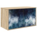 vidaXL Vegghengt TV skap RAALTE 69 x 33 x 40 cm Sonoma eik