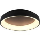 Trio Lighting Girona LED plafond 60cm matt svart - Matt svart