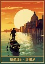 Timeless Venice Glow Plakat Plakat / 50x70cm