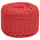  Båttau rød 8 mm 25 m polypropylen