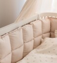 Sebra Birchbark Rose Stripe Sengerand Kapok