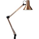 Jensen bordlampe m/bordklemme og veggfeste Kobber