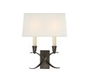 Cross Bouillotte vägglampa brons S