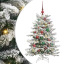  Kunstig sammensatt juletre Hvit 120 cm PE og PVC