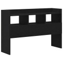  Serviesskap med skuff Svart 105 x 30 x 70 cm Konstruert tre