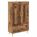  Høyskap med skuff Gamle tre 69,5 x 31 x 115 cm Konstruert tre