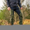 Revolutionrace Wander Pro Wool Hoodie Dame Dark Olive S Dame Overdeler Fleece & midlayers