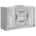  Serviesskap Grå sonoma 89 x 34,5 x 57 cm Konstruert tre