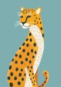 Spotted Cat Plakat Plakat / 50x70cm