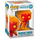 Northix Marvel Fantastic Four Human Torch Action Figur 6-tommers samleobjekt