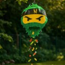 Northix Ninja Piñata-sett med flaggermus og maske Morsomt for barnefester 10051633_53