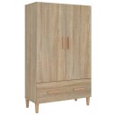 vidaXL Highboard sonoma eik 70x31x115 cm konstruert tre