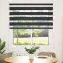  Sebragardin svart 120x150 cm stoff bredde 115,9 polyester