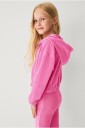 Ellos Collection   Hettegenser i velur   Rosa